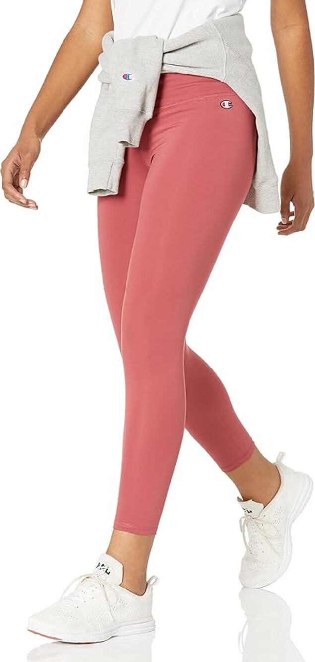 NEW Champion Life Flocked Logo High Rise Tights Womens XL Leggings ML142 610